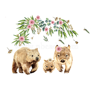 PVC Wall Stickers, Wall Decoration, Plant & Animal Pattern, 325x900mm(DIY-WH0228-477)