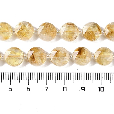 Natural Citrine Beads Strands(G-N342-10)-5