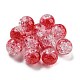 Transparent Spray Painting Crackle Glass Beads(GLAA-L046-01A-15)-1