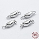 Rhodium Plated 925 Sterling Silver Box Clasps(STER-F037-032P)-1