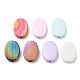 UV Plating Rainbow Iridescent Acrylic Beads(OACR-A029-16)-1