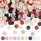500Pcs 10 Colors Nylon Buttons(BUTT-FG0001-22)-1
