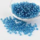 6/0 Round Silver Lined Round Hole Glass Seed Beads(X-SEED-A005-4mm-23)-1