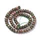 Faceted Natural Unakite Rondelle Beads Strands(X-G-K090-10)-4