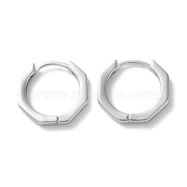 Polygon Sterling Silver Earrings