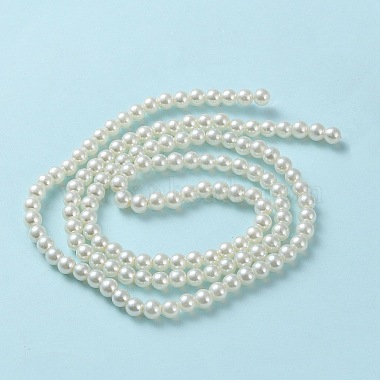 Baking Painted Pearlized Glass Pearl Round Bead Strands(X-HY-Q003-6mm-02)-3