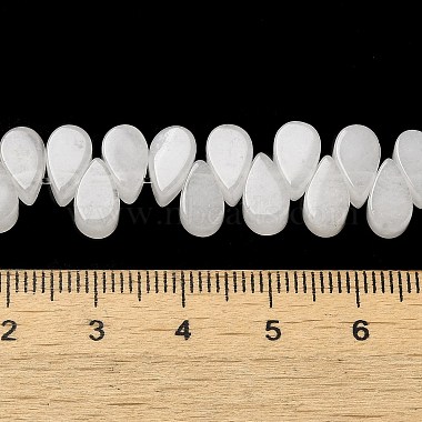 naturelles jade blanc brins de perles(G-B064-B28)-5
