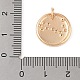 Brass with Clear Cubic Zirconia Pendants(KK-N256-24L-G)-3