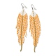 Bohemia Woven Glass Seed Bead Dangle Earrings(EJEW-A046-04C)-1