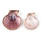 Electroplate Multicolor Sea Shell Pendants(X-SSHEL-S262-31)-3