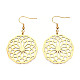 201 Stainless Steel Dangle Earrings(STAS-S105-JN606-2)-1