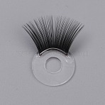 Acrylic Craft Eyes, Flat Round, Black, 15.5x1mm, Hole: 5.5mm(FIND-WH0148-506B)