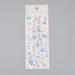 Epoxy Resin Sticker, for Scrapbooking, Travel Diary Craft, Cat Pattern, 0.55~2.4x0.5~1.9cm(DIY-B009-03E)