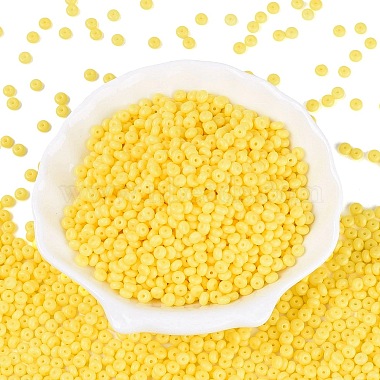 Opaque Glass Seed Beads(SEED-N012-09A-03)-2