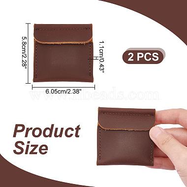 Rectangle PU Leather Ring Bags(ABAG-WH0047-01C)-2
