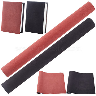 2 Sheets 2 Colors Faux Suede Book Covers(DIY-CP0011-10B)-1
