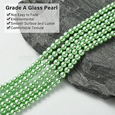 perles de verre de qualité A(HY-J001-4mm-HX066)-3