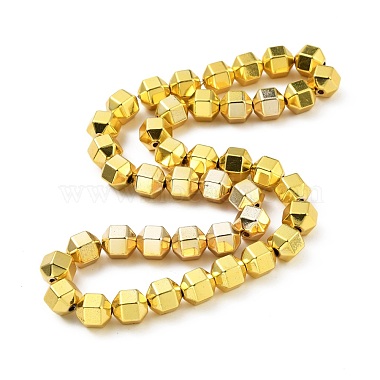 Electroplated Non-magnetic Synthetic Hematite Beads Strands(G-G849-01G)-2