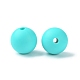 Round Food Grade Eco-Friendly Silicone Focal Beads(SIL-F003-01E)-4