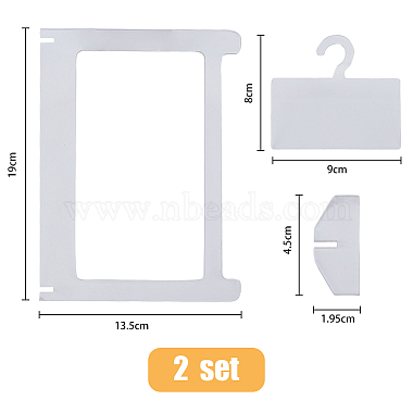 Transparent Acrylic Mini Photocard Hanger Rack(ODIS-WH0002-47)-2