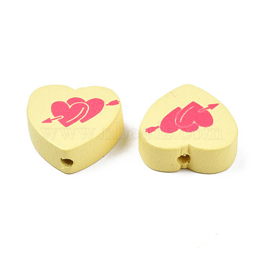 Spray Painted Maple Wood Beads(WOOD-Q030-88)-4