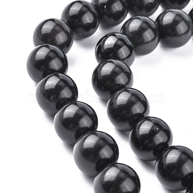 Natural Obsidian Beads Strands(X-G-G099-14mm-24)-2