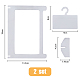 Transparent Acrylic Mini Photocard Hanger Rack(ODIS-WH0002-47)-2