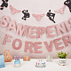 2 Sets 2 Style Glittered Paper Banners(AJEW-GF0005-67)-6