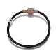 Fabrication de bracelets de style européen en fil d'acier inoxydable tressé(AJEW-D047-02A-01CG)-1