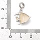 Rhodium Plated 925 Sterling Silver Enamel European Dangle Charms(STER-P062-01B-03)-3