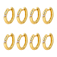 nbeads 4 paires de boucles d'oreilles créoles en zircone cubique transparentes(EJEW-NB0001-11G)-1