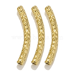 304 Stainless Steel Curved Tube Beads, Golden, 36.5x4mm, Hole: 2.5mm(STAS-M071-03A-G)