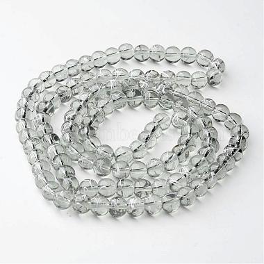 Drawbench Transparent Glass Round Beads Strands(X-GLAD-Q012-8mm-09)-2