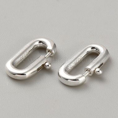 925 Sterling Silver Spring Rings Clasp(FIND-WH0424-14S)-2