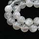 Naturelles perles pierre de lune blanc brins(G-J373-13-8mm)-3