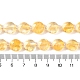 citrine naturelle brins de perles(G-N342-17)-5