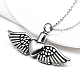 Wing with Heart Locket Pet Memorial Necklace(BOTT-PW0001-107B)-1