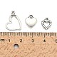 Mixed Tibetan Style Alloy Heart Pendants(TIBEP-X0004-01-AS)-4