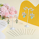 200Pcs Brass Flat Head Pins(KK-SC0005-26A)-4