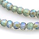 Full Rainbow Plated Glass Faceted(32 Facets) Round Spacer Beads Strands(GLAA-A027-3mm-FR02)-1