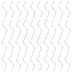 40Pcs Brass Wavy Eye Pins, Curved Line, Silver, 18 Gauge, 52x9x1mm, Hole: 2.3mm(KK-HY0004-52S)