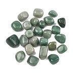 Natural Green Aventurine Beads, Tumbled Stones, No Hole/Undrilled, Nuggets, 20~56x18~30.5x8~28mm(G-G348-01B-12)