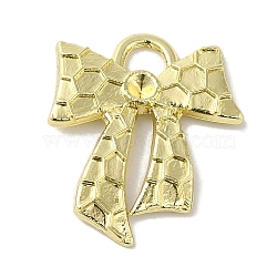 Rack Plating Alloy Pendant Rhinestone Settings, Cadmium Free & Nickel Free & Lead Free, Bowknot, Golden, 23x19.5x2.5mm, Hole: 3.5mm, Fit for 2mm Rhinestone(PALLOY-P304-05G)