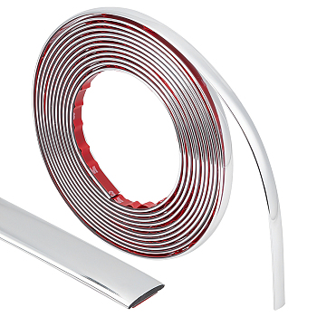 PVC Car Door Edge Bumper Guards, Trim Molding Protection Strip, Scratch Protector Bar Strips, WhiteSmoke, 12x3mm, 5m/roll