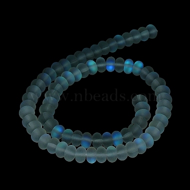 Frosted Transparent Glass Beads Strands(FGLA-M002-01I)-6
