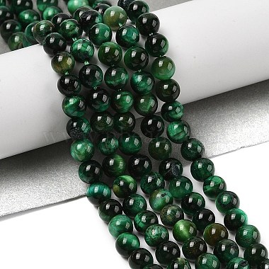 Grade AB Natural Tiger Eye Beads Strands(X-G-B133-A02-6MM-02)-2