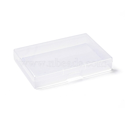 (Defective Closeout Sale:Scratch), Transparent Plastic Storage Box, for Disposable Face Mouth Cover, Portable Rectangle Dust-proof Mouth Face Cover Storage Containers, Clear, 7.5x10.7x1.8cm(CON-XCP0007-07)