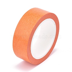 DIY Solid Color Scrapbook Decorative Paper Tapes, Self Adhesive Tapes, Light Salmon, 15mm, about 10m/roll(DIY-M008-A09)