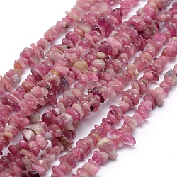 Natural Tourmaline Beads Strands, Chip, 3~5mm, Hole: 0.6mm, about 16 inch(40.6cm)(G-P332-70)