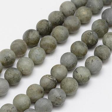 8mm Round Labradorite Beads